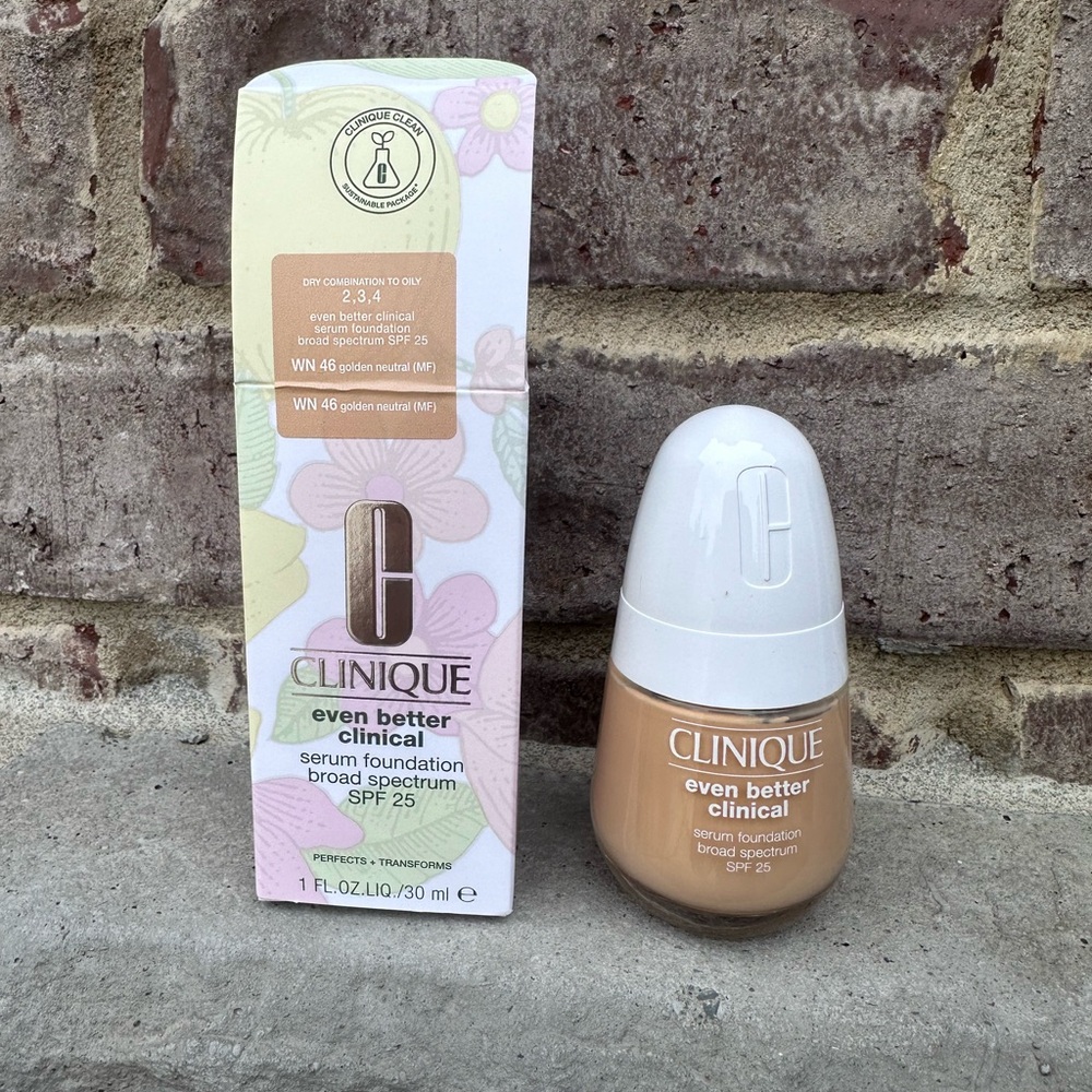 Clinique Even Better Clinical Serum Foundation SPF 25 WN 46 Golden Neutral 1oz